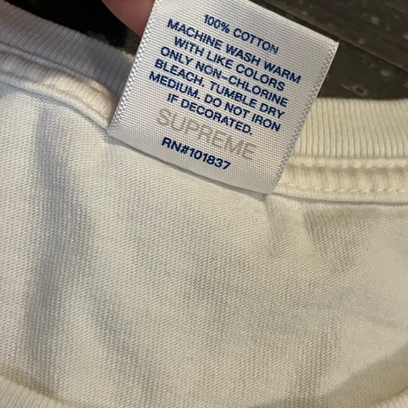 SS/20 Supreme Dinosaur Tee T-Shirt Size XL X-Large white Box Logo print unisex - Picture 5 of 6